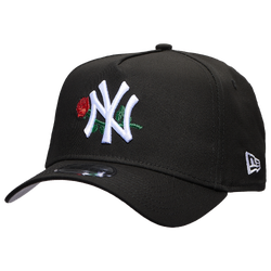 Men's - New Era Yankees A Frame Rose Adjustable Cap - White/Black