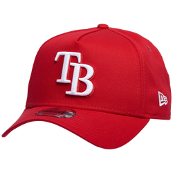 Adult - New Era Rays 9FORTY A-Frame Hat - White/Red