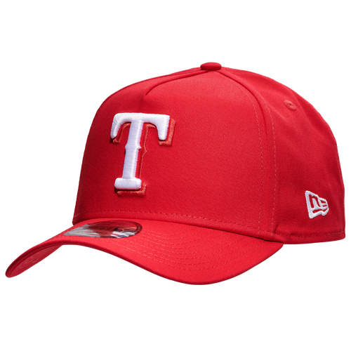 Shop New Era Texas Rangers  Rangers 9forty A-frame Hat In Red/white