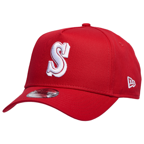 

New Era Seattle Mariners New Era Mariners 9FORTY A-Frame Hat - Adult Red/White Size One Size