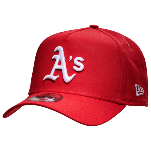 Shop New Era Athletics 9forty A-frame Hat In Red/white