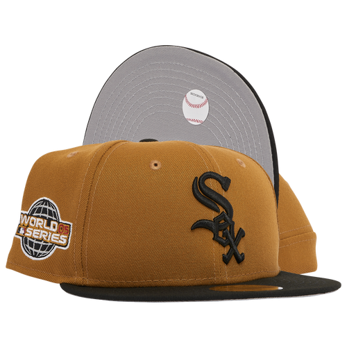 

New Era Mens New Era 5950 White Sox 05 - Mens Gold/Black Size 7