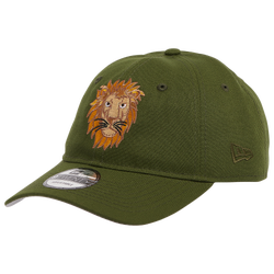 Men's - New Era Lion Emoji Adjustable Cap - Olive/Multi