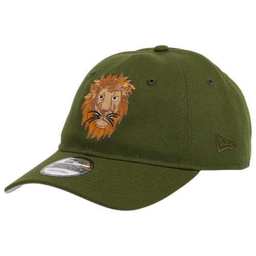 

New Era Mens New Era Lion Emoji Adjustable Cap - Mens Olive/Multi Size One Size