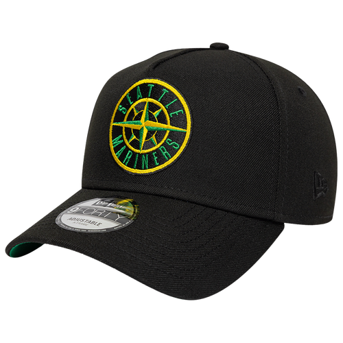 New Era Womens Mariners 9FORTY A-Frame Staten Island Cap - Adult - Black