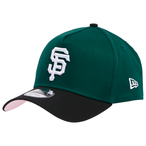 

New Era San Francisco Giants New Era Giants 9FORTY A-Frame Hat - Adult White/Black/Green Size One Size