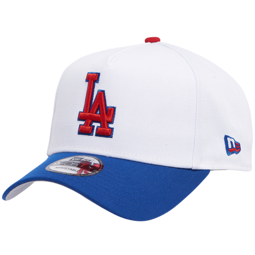 

New Era New Era Dodgers 9FORTY A-Frame Hat - Adult White/Blue/Red Size One Size