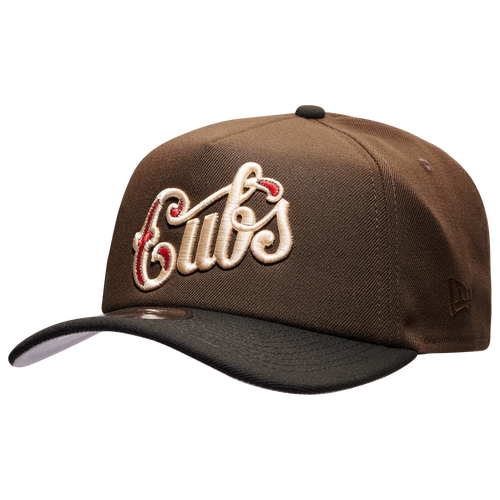 

New Era Mens New Era Cubs Foam 100th Anniversary A Frame 940 Cap - Mens Walnut/Black Size One Size