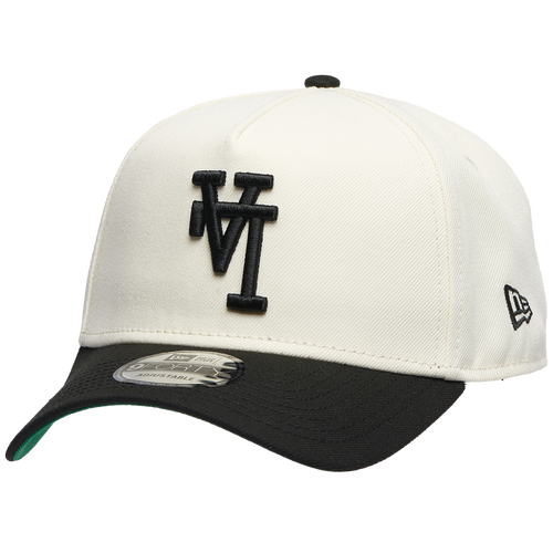 

New Era Mens Los Angeles Dodgers New Era Dodgers A Frame Upside Two Tone Adjustable Cap - Mens White/Black Size One Size