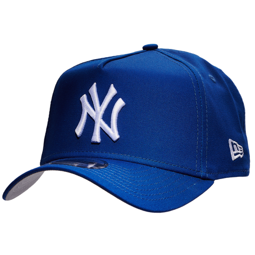 

New Era Mens New York Yankees New Era Yankees A Frame Adjustable Cap - Mens White/Royal Size One Size