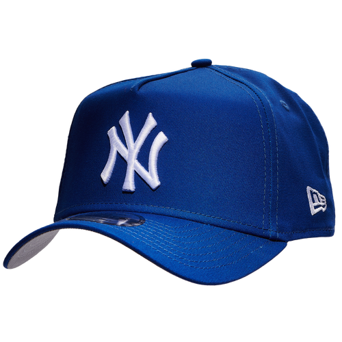 Shop New Era Mens  Yankees A Frame Adjustable Cap In White/royal