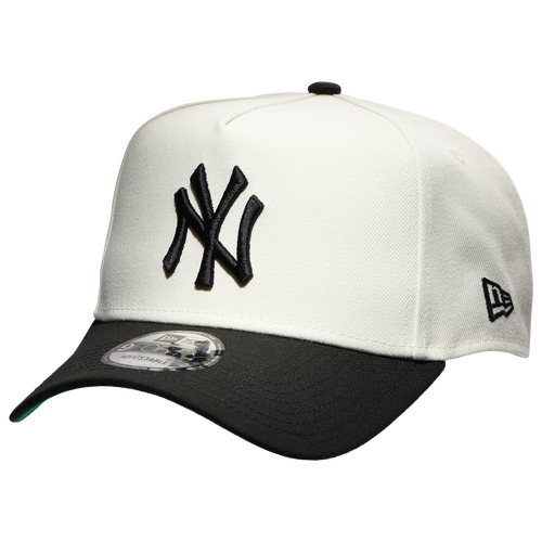 New Era Mens New York Yankees  Yankees A Frame 2t Adjustable Cap In White/black