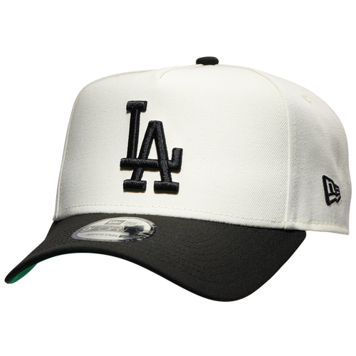 

New Era Mens Los Angeles Dodgers New Era Dodgers A Frame 2T Adjustable Cap - Mens White/Black Size One Size