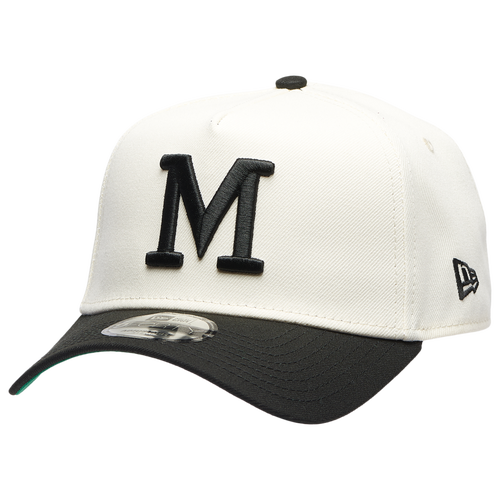 New Era Mens Milwaukee Brewers Brewers 9FORTY A-Frame Adjustable Hat - - White / Black