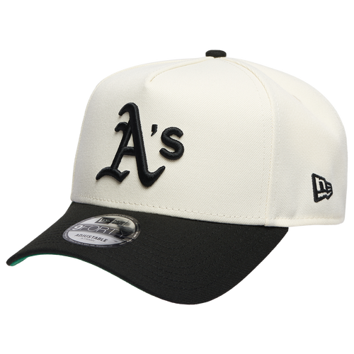 New Era Oakland Athletics  As 9forty A-frame Cap In White/black