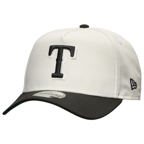 

New Era Texas Rangers New Era Rangers 9FORTY A-Frame Cap - Adult White/Black Size One Size