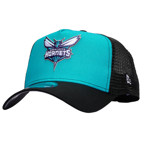 New Era Charlotte Hornets  Hornets 9forty A-frame Trucker In Blue