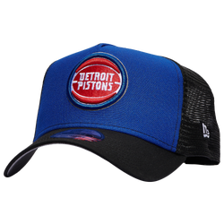 Adult - New Era Pistons 9FORTY A-Frame Trucker - Blue/Black