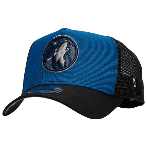 New Era Minnesota Timberwolves  Timberwolves 9forty A-frame Trucker In Blue