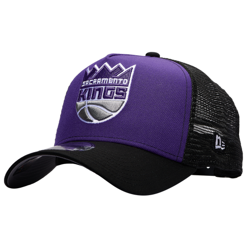 New Era Sacramento Kings  Kings 9forty A-frame Trucker In Purple