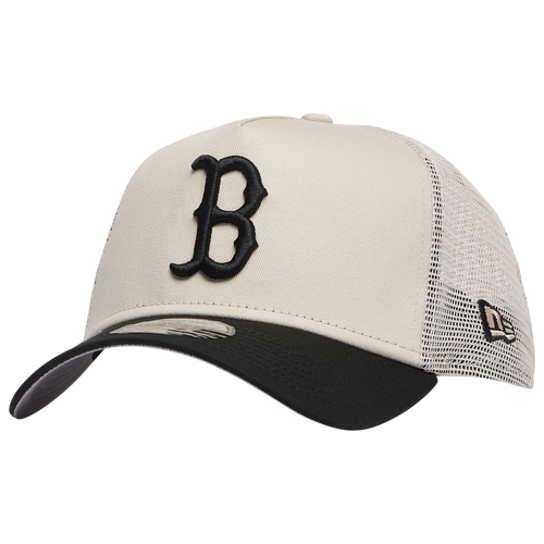 

New Era Mens Boston Red Sox New Era Red Sox 9Forty Trucker Cap - Mens White/Black Size One Size