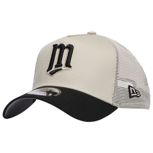 New Era Minnesota Twins  Twins 9forty Trucker Hat In Black/white