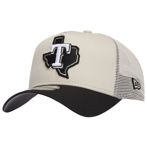 

New Era Mens Texas Rangers New Era Rangers 9Forty Trucker Cap - Mens White/Black Size One Size