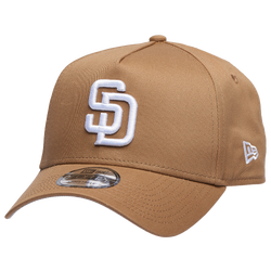 Men's - New Era Padres A Frame Adjustable Cap - Khaki/White