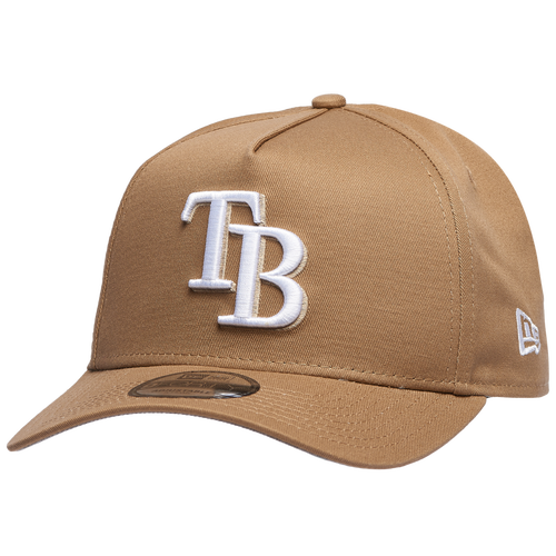 

New Era Mens Tampa Bay Rays New Era Rays A Frame Adjustable Cap - Mens Khaki/White Size One Size