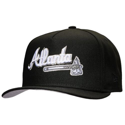 

New Era New Era Braves 9Fifty 95 World Series - Adult Black/Silver Size One Size