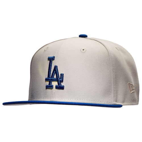 

New Era New Era Dodgers 59Fifty World Series Stone Cap - Adult Tan/Blue Size 7