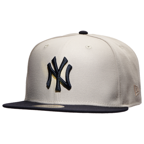 

New Era New Era Yankees 59Fifty 100th Anniversary Stone Cap - Adult Gray/Navy Size 7