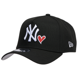 Men's - New Era Yankees A Frame Heart Adjustable Cap - Black/Red/White