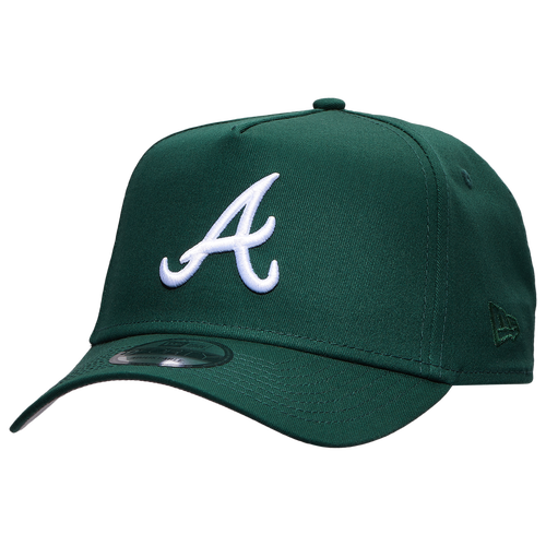 

New Era Mens Atlanta Braves New Era Atlanta Braves 9FORTY A-Frame Cap - Mens Green/White Size One Size