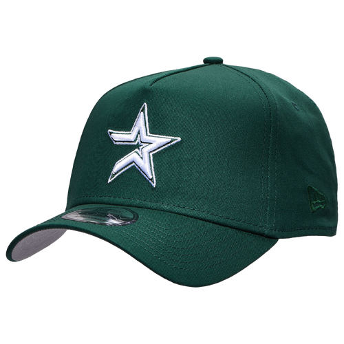 

New Era Mens Houston Astros New Era Houston Astros 9FORTY A-Frame Cap - Mens White/Green Size One Size