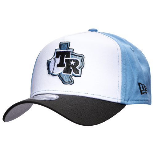 

New Era Mens Texas Rangers New Era Texas Rangers 9FORTY A-Frame Cap - Mens White/Blue/Black Size One Size