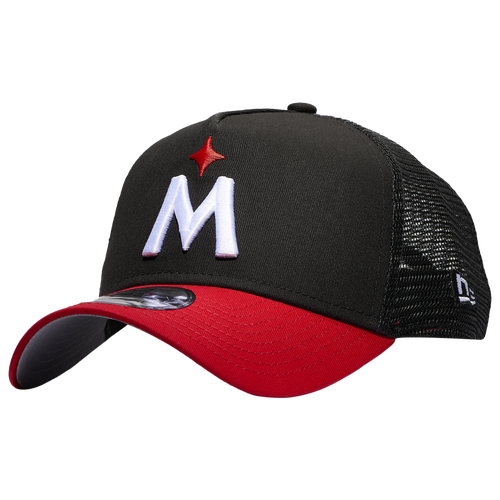 

New Era Mens Minnesota Twins New Era Minnesota Twins 9FORTY A-Frame Trucker Cap - Mens Red/White/Black Size One Size