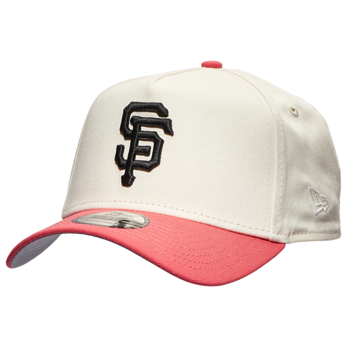 

New Era Mens San Francisco Giants New Era Giants 9FORTY AF Chrome & Coral Cap - Mens Pink/White Size One Size