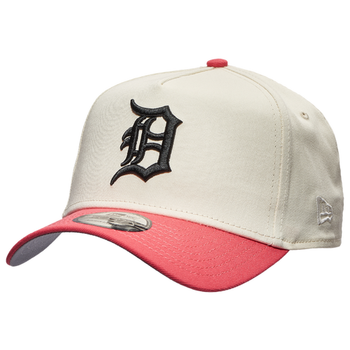 

New Era Mens Detroit Tigers New Era Tigers 9FORTY AF Chrome & Coral Cap - Mens Pink/White Size One Size