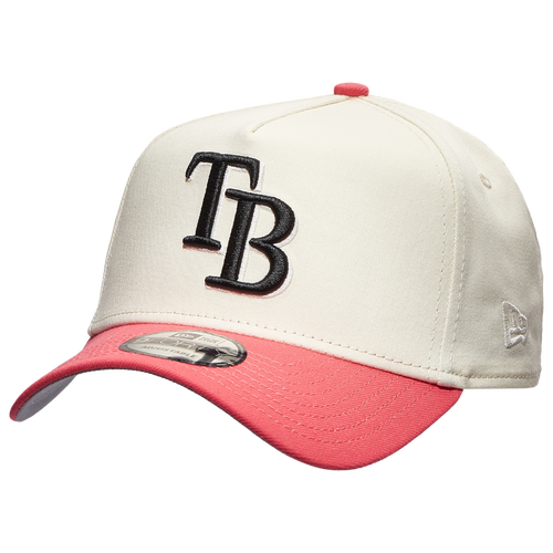 

New Era Mens Tampa Bay Rays New Era Rays 9FORTY AF Chrome & Coral Cap - Mens Pink/White Size One Size