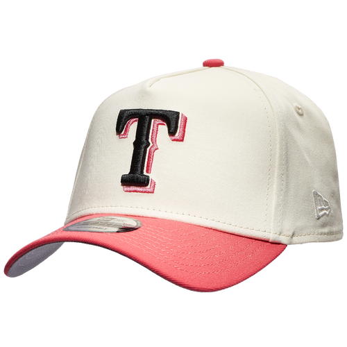 

New Era Mens Texas Rangers New Era Rangers 9FORTY AF Chrome & Coral Cap - Mens Pink/White Size One Size