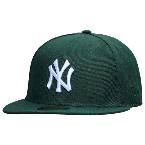 

New Era New Era Yankees 59Fifty Fitted Hat - Adult White/Dk Green Size 7