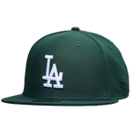 White/Dk Green