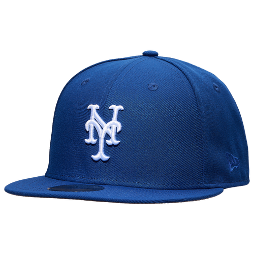 

New Era New Era Mets 59Fifty Fitted Hat - Adult White/Lt Royal Size 7