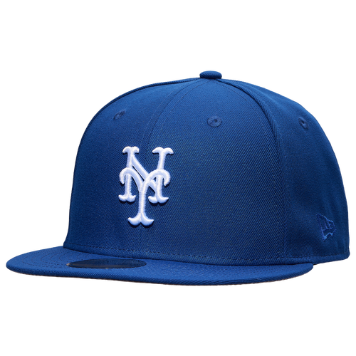 New Era Mets 59Fifty Fitted Hat - New Era White/Lt Royal