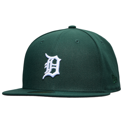 

New Era New Era Tigers 59Fifty Fitted Hat - Adult Dk Green/White Size 7