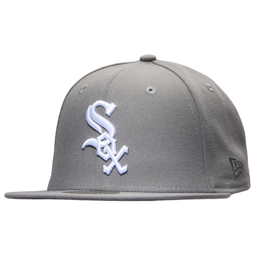 

New Era New Era White Sox 5950 Fitted Hat - Adult Gray/White Size 7