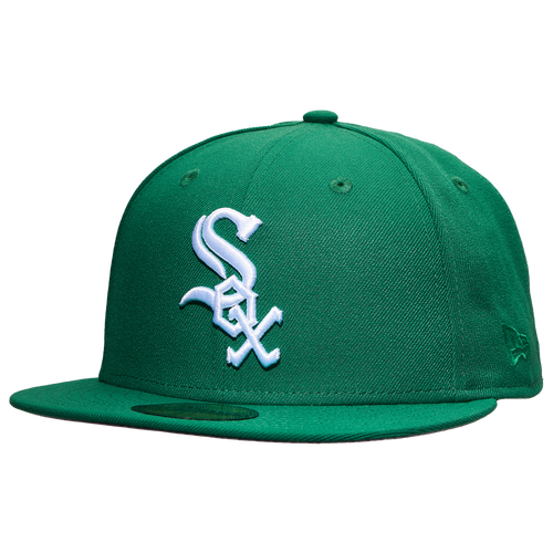 

New Era New Era White Sox 5950 Fitted Hat - Adult Kelly Green/White Size 7