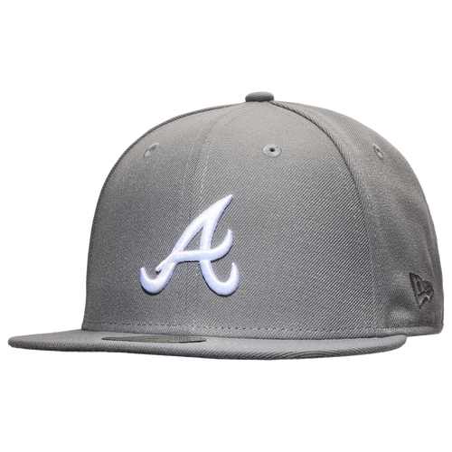 

New Era New Era Brave 59Fifty Fitted Hat - Adult Gray/White Size 7