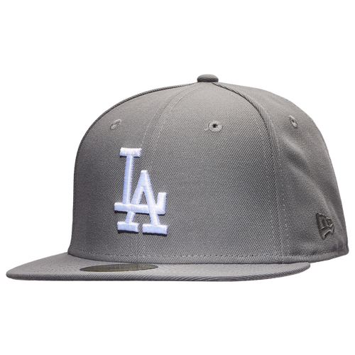 

New Era New Era Dodgers 59Fifty Fitted Hat - Adult White/Gray Size 7